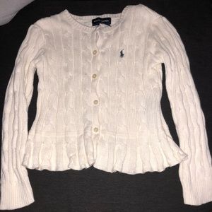 Ralph Lauren little girls sweater.
